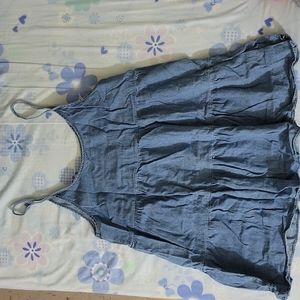 YesStyle Denim Jumper Dress